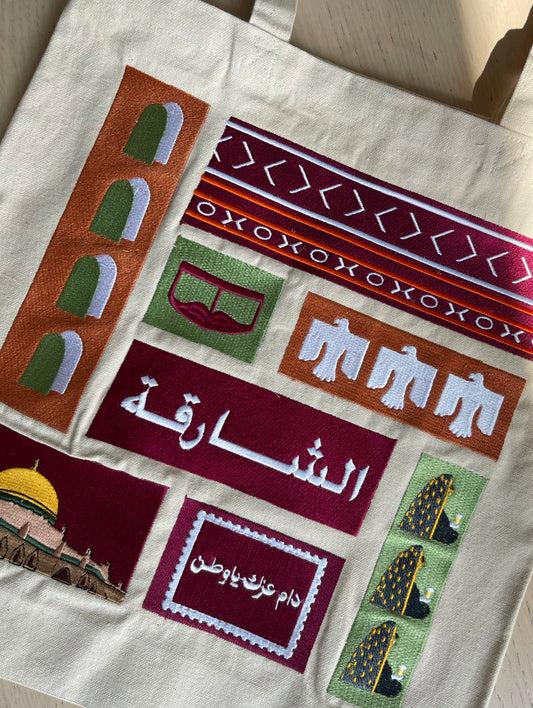 Embroidered Tote Bag "Sharjah"